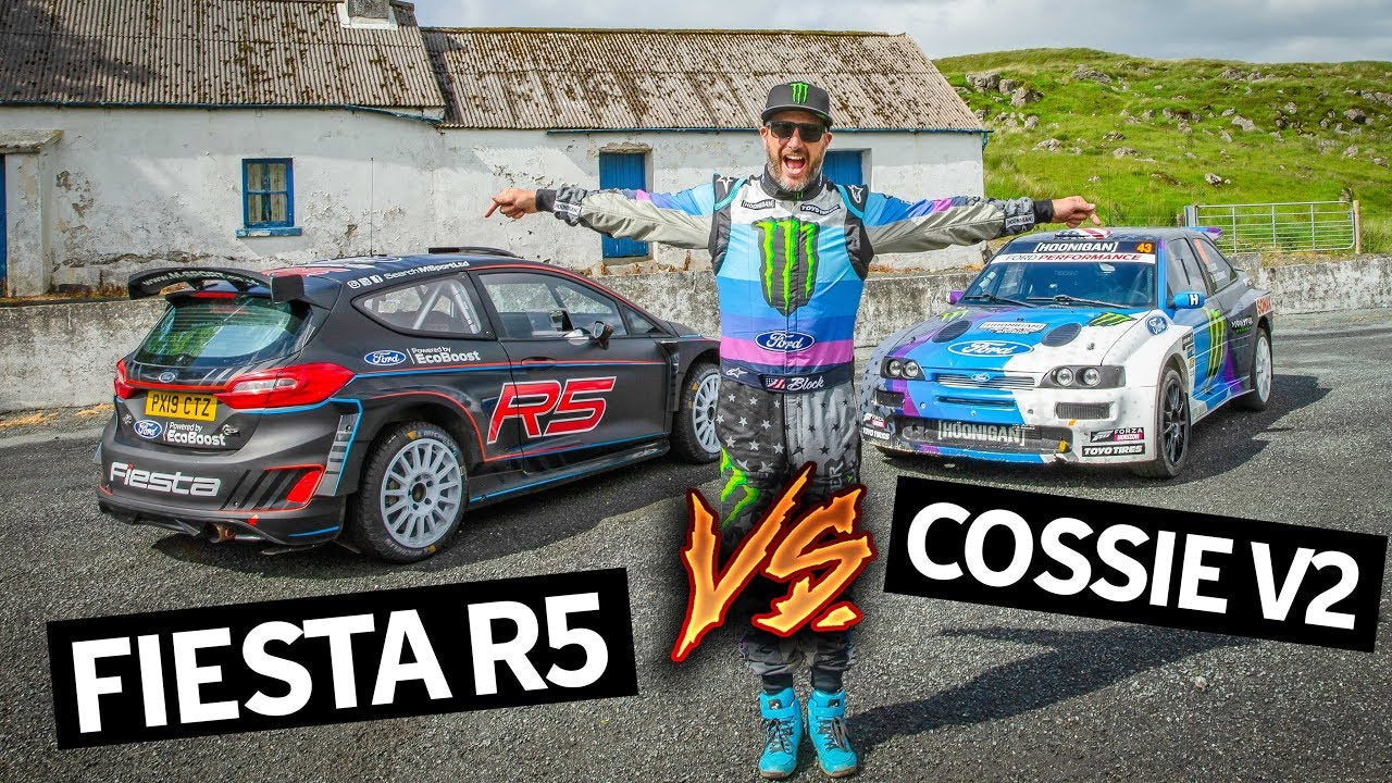 Ken Block's Cossie V2 vs Ford Fiesta R5: What's Faster?