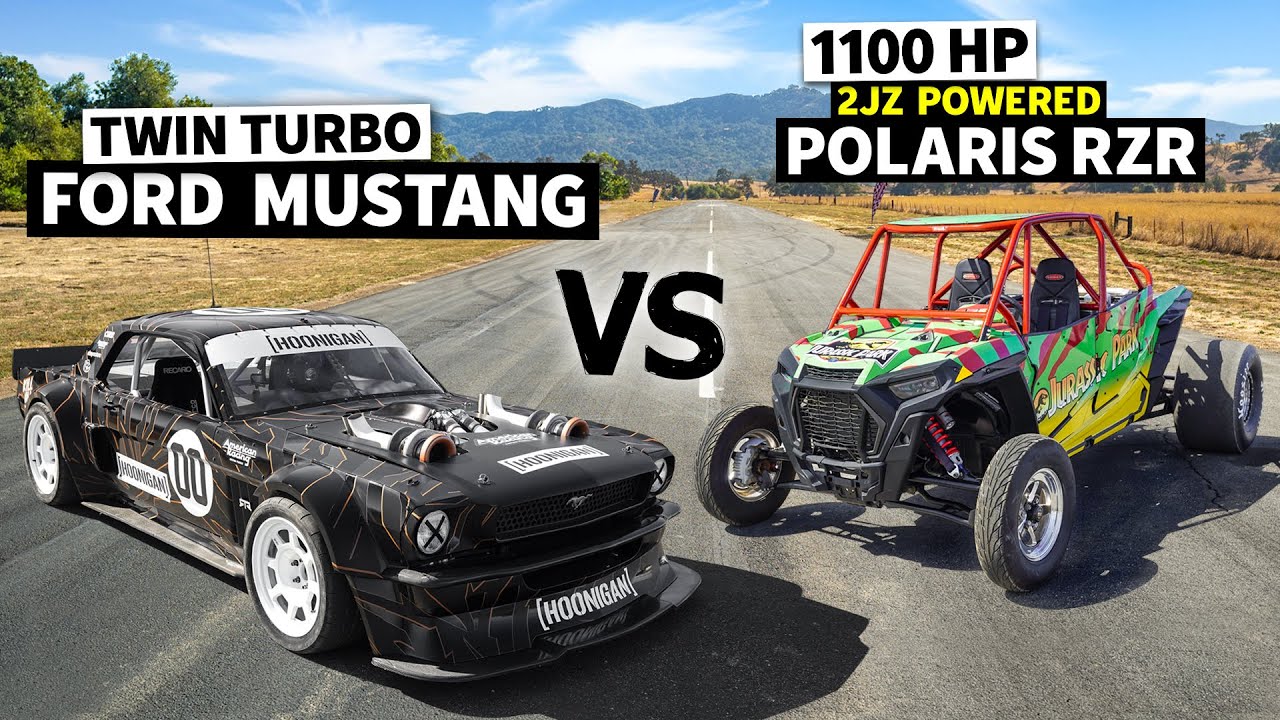 World's Fastest 1100hp 2JZ Polaris RZR vs Ken Block's 1400hp