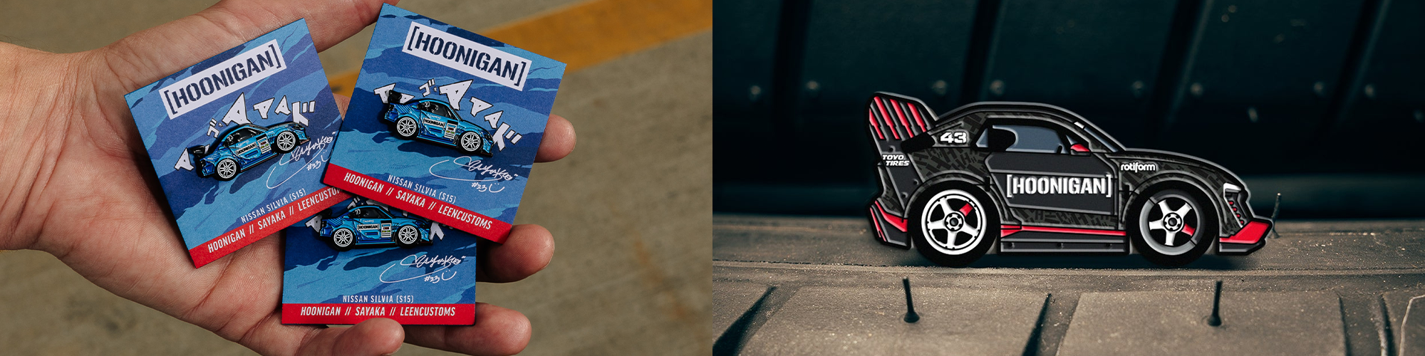 エドモントンストリートカー ピンバッジセット Hoonigan Pins Collection - Unique and Stylish Pins for Every