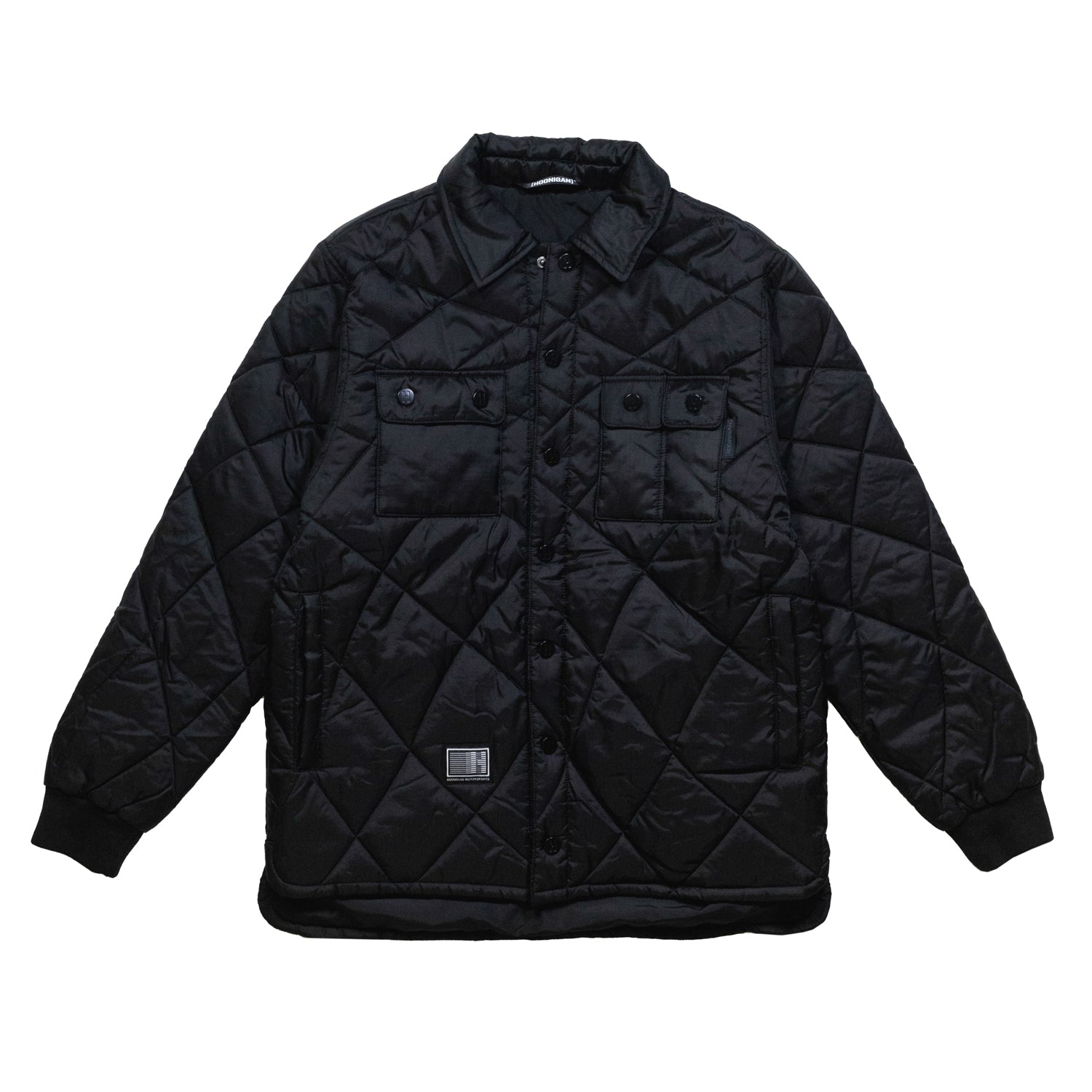 Hoonigan Motorsports Victor Quilted Jacket | 58% Cotton, 42% Nylon