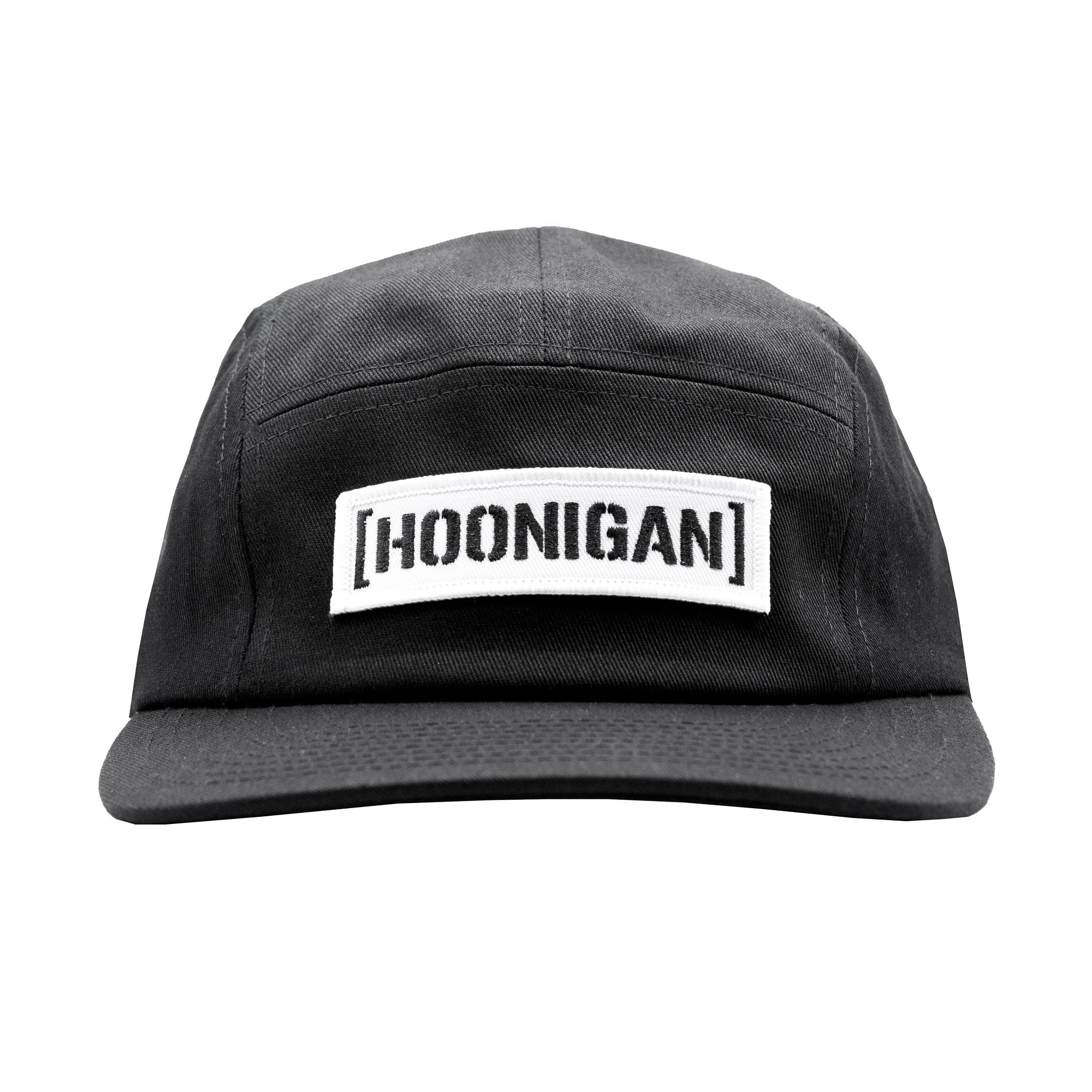 Hoonigan Censor Bar Unstructured Strapback Hat | 100% Cotton | One