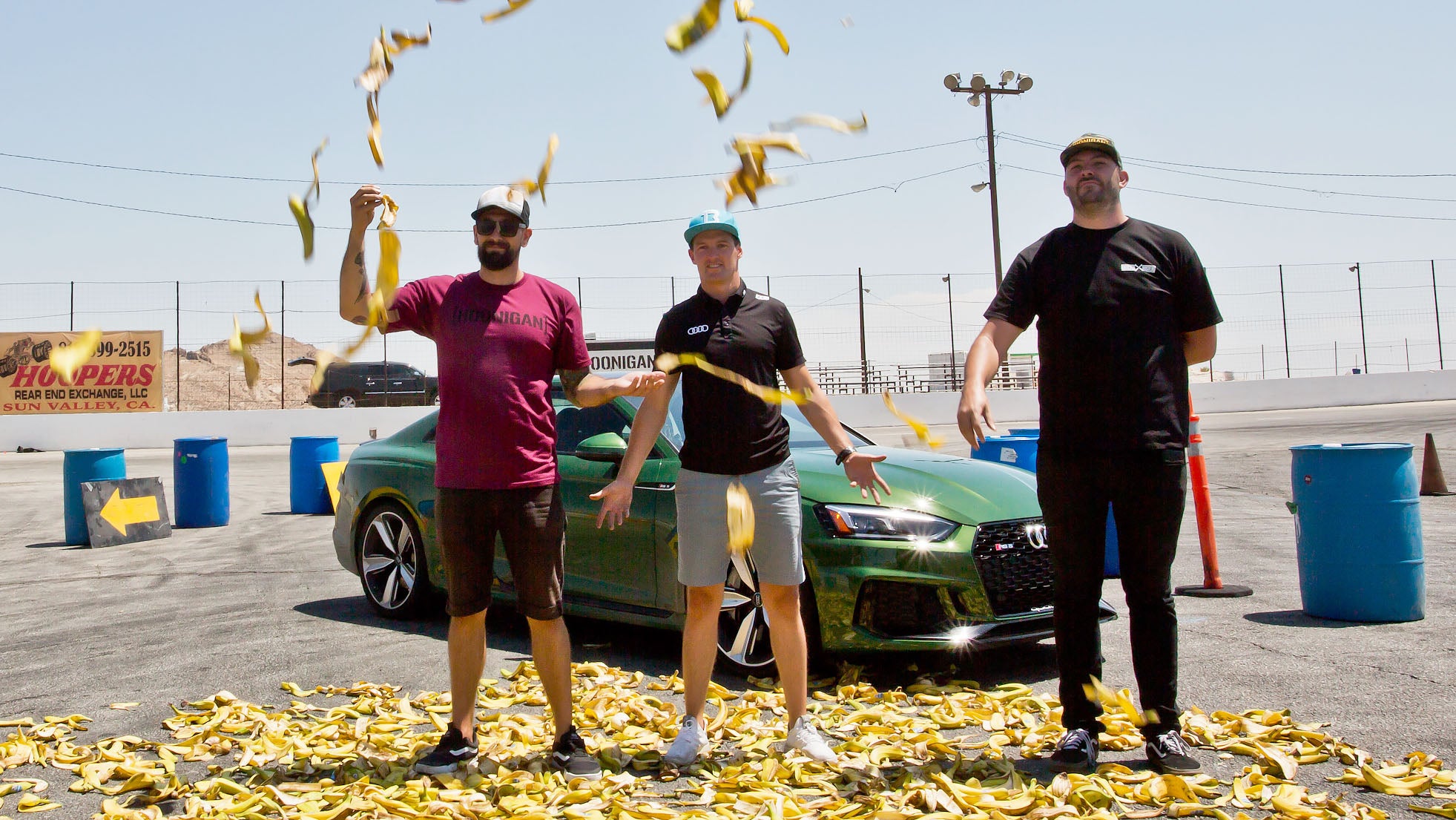 Will Banana Peels Make a Car Spin Out?? Mario Kart IRL!