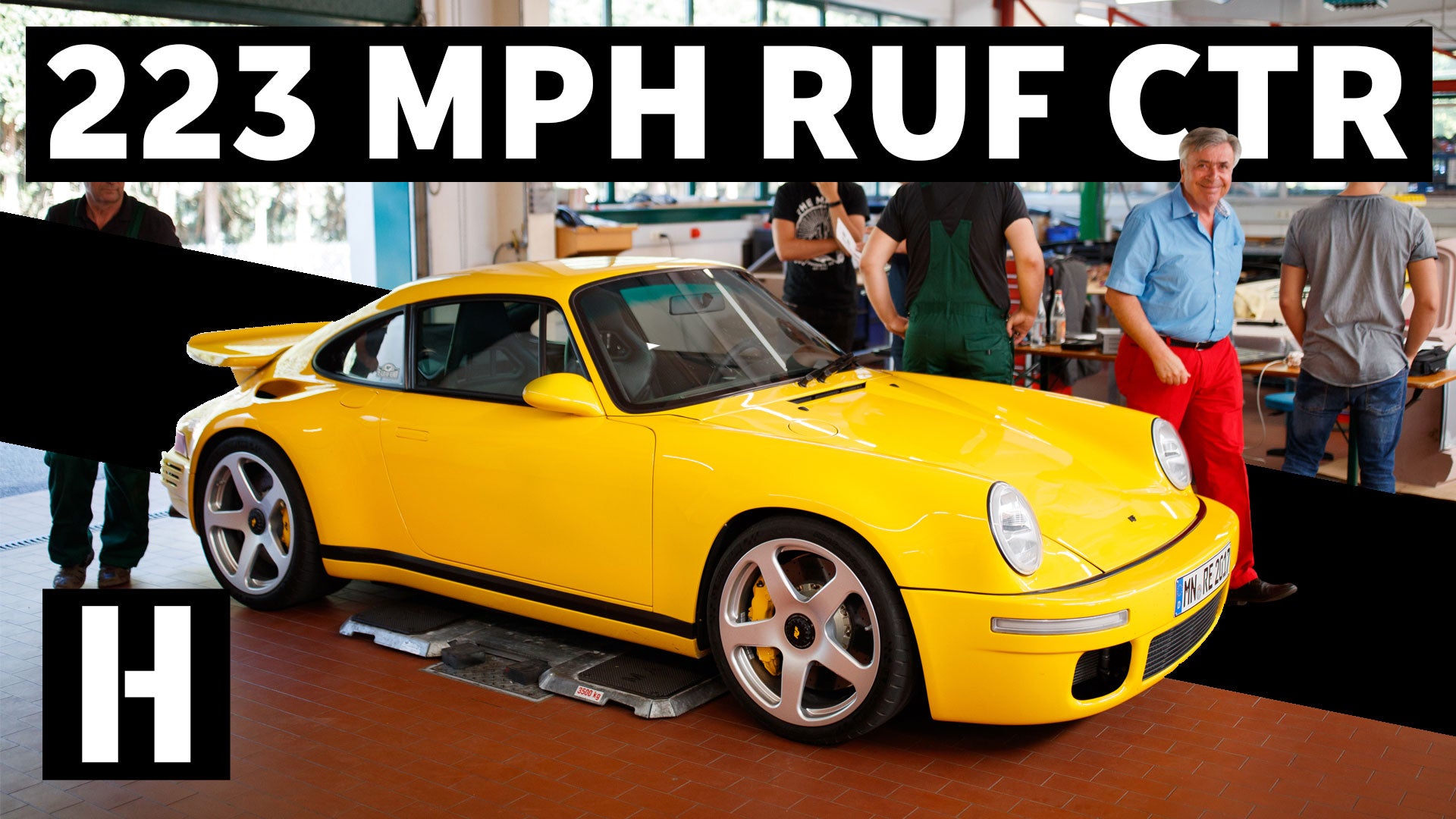 Smashing Rev Limiter in a 223 MPH RUF CTR!