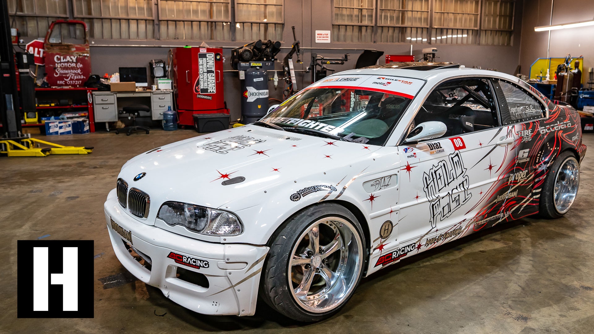 Man-line King Micah Diaz's V8 Powered BMW Shred Machine
