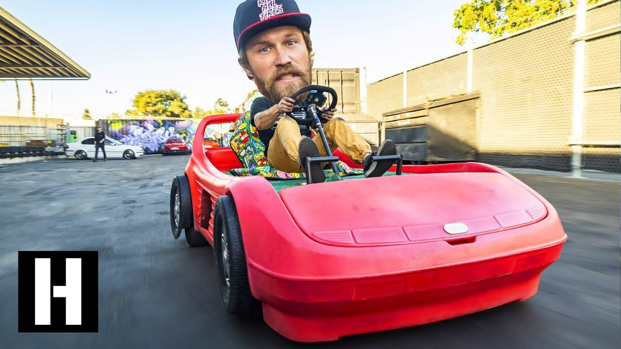 Go-Kart Powered Racecar Bed DRIVES! Race Engine Swapped Into ShredBed