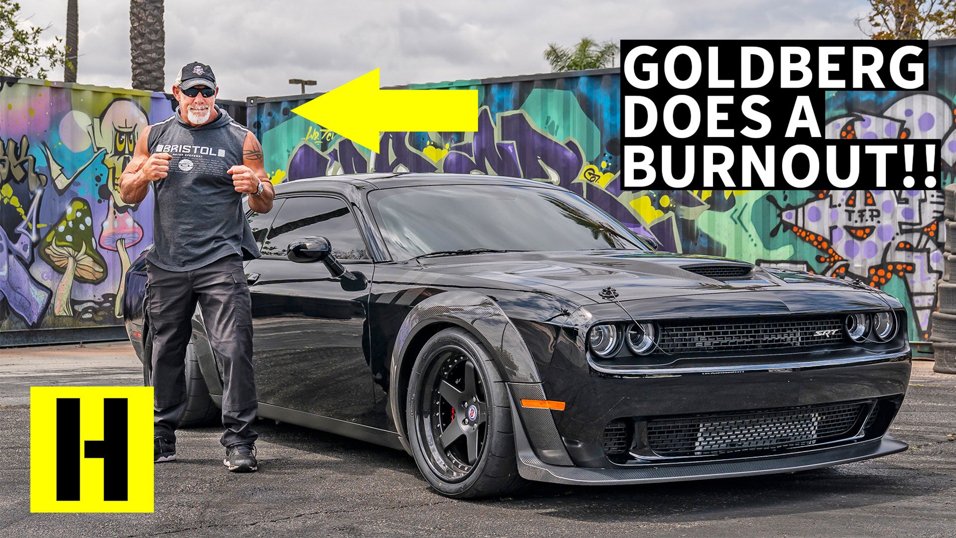 Goldberg Wrestles 1,200hp Worth of Dodge Challenger, Who Will Win??