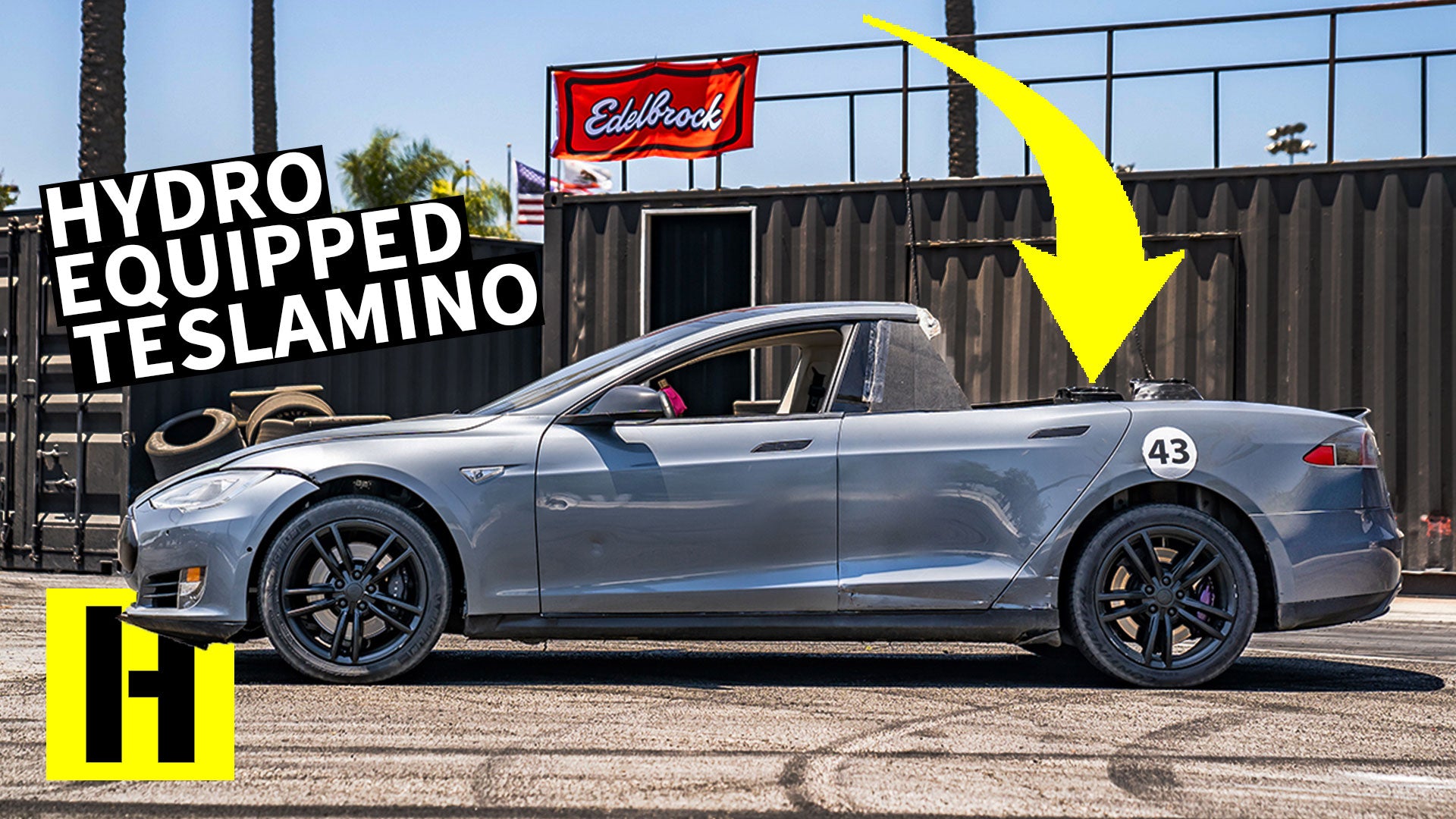 Sawed-off Tesla "Pickup" Gets its Crash Redemption
