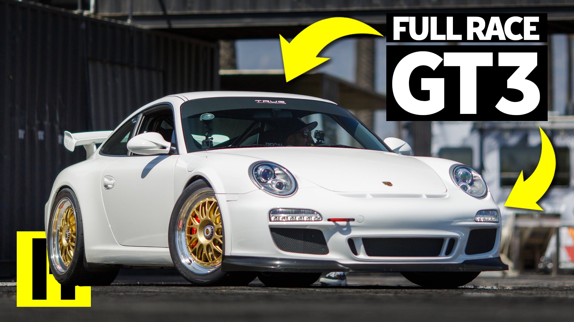 Glorious Sounding Porsche 911 GT3 Rips Donuts in the Burnyard