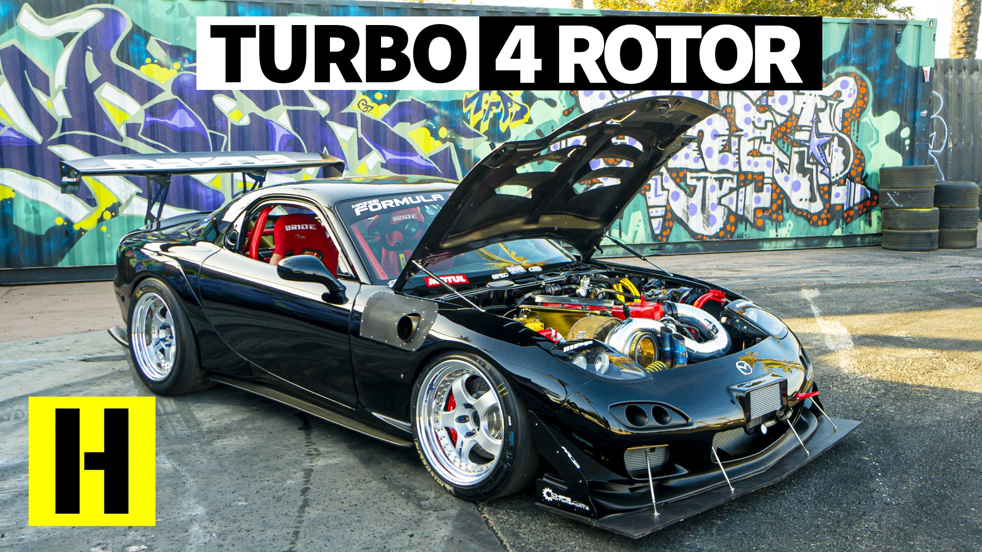 Savage 1000hp Turbo Four Rotor RX-7 Sounds Like an Angry F1 Car