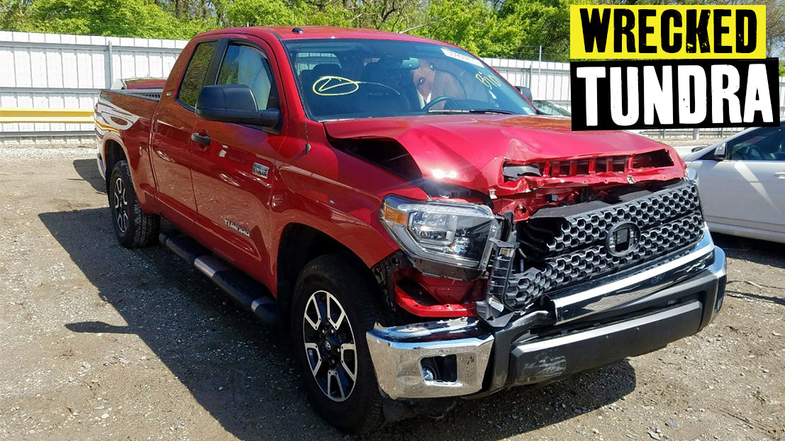 Larry Chen Gets a Project Truck. Building a Salvaged Toyota Tundra Into a Baja Chase Vehicle