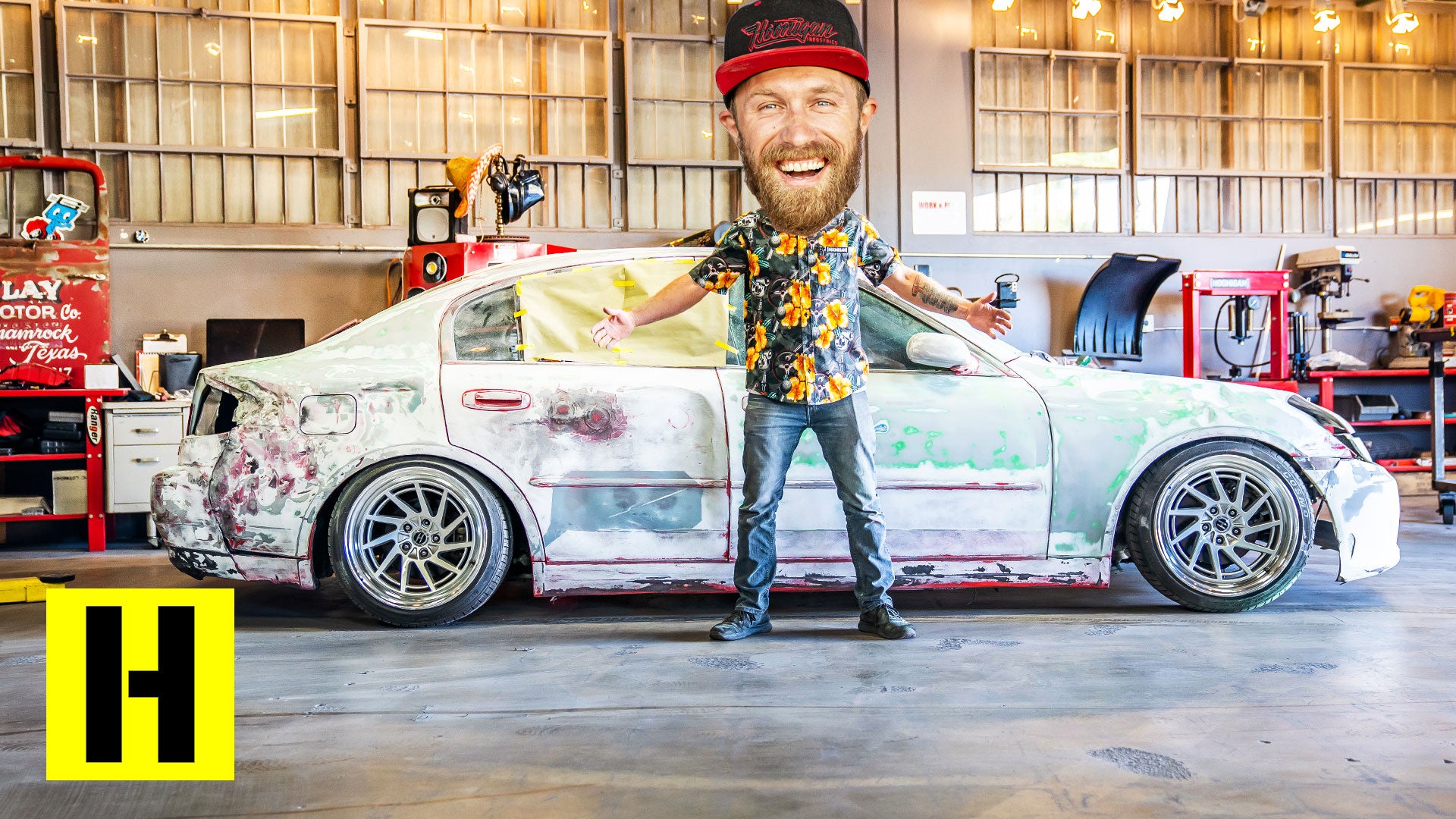 Our G35 Drift Car Gets a Homemade Hotboi Paint Job! Part 1: Prep