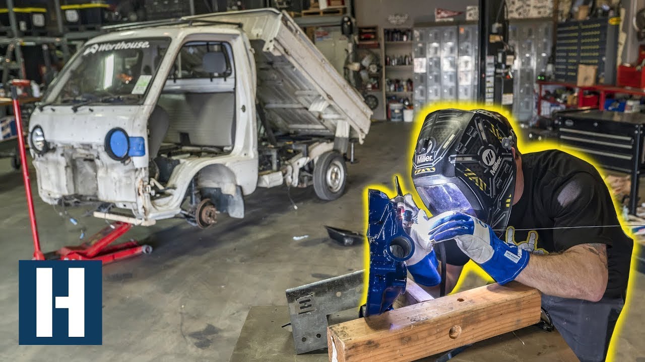 Danger Dan Schools us on Aluminum Welding on the Pit Truck's Rotary