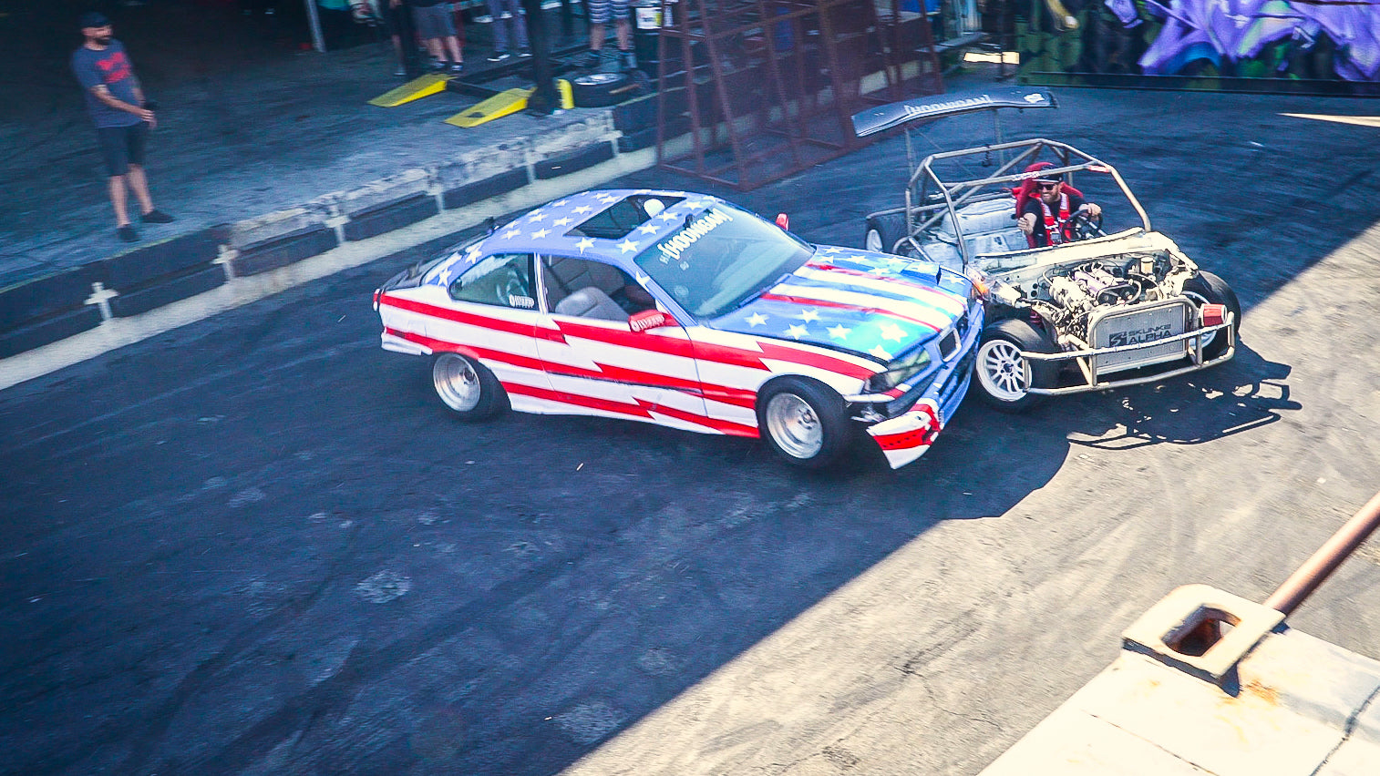 SH*TCAR LIVES! First Ever Tandem Manline With ShartKart + Tire Annihilation