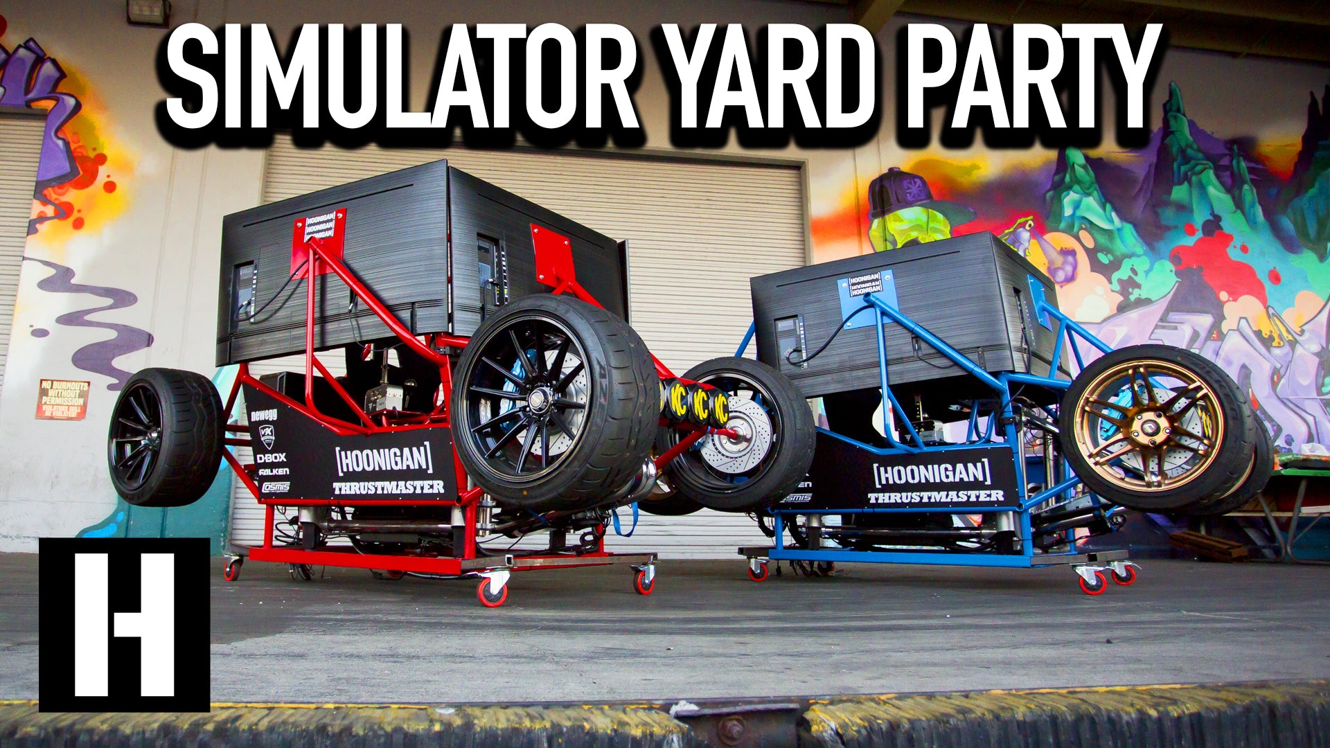 Yard Party Inception: We Drift the Donut Garage in a Video Game!