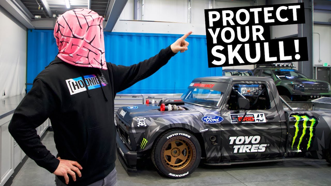 Ken Block's Brain Buckets: Five Helmets for Five Gymkhana Cars!