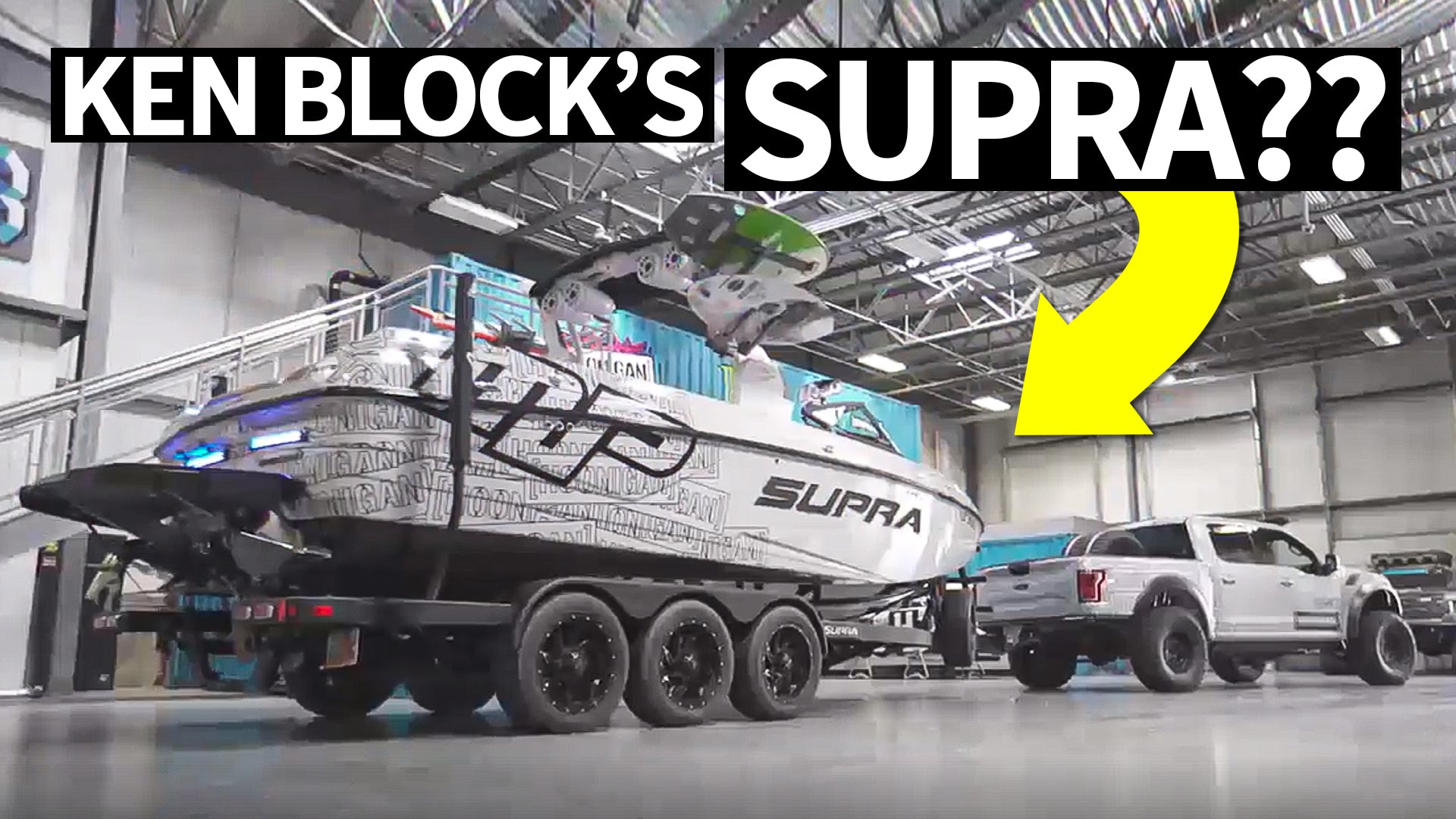 Ken Block’s Raptor Powered... Supra?? Plus, Indoor Burnout!