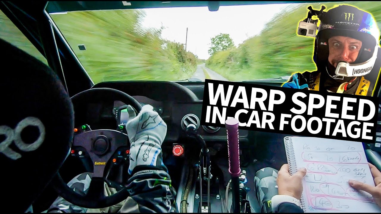 Ken Block’s Cossie V2 Raw Onboard Footage: Irish Tarmac Rally Madness from Stage 13: Knockalla