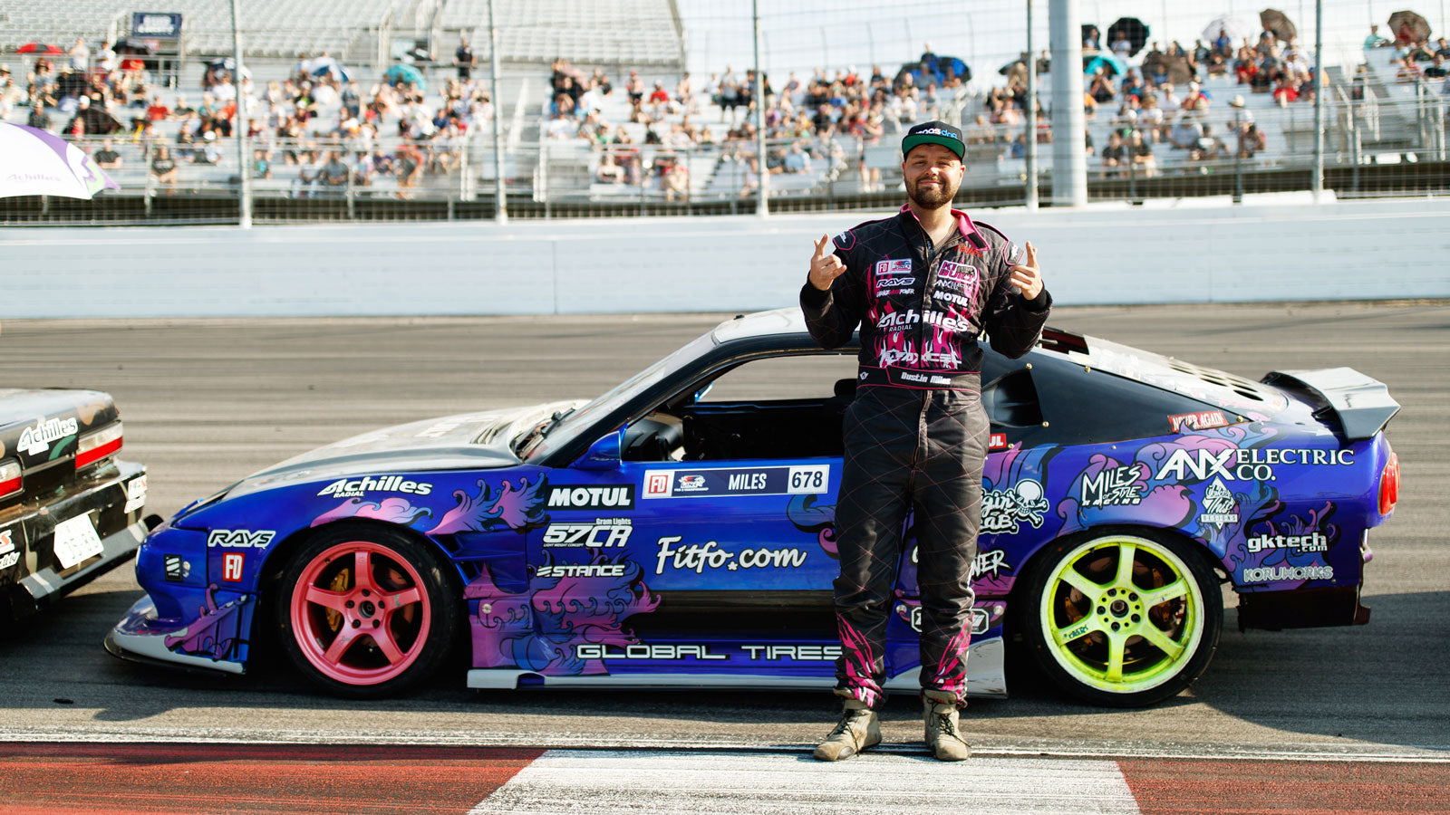 A Pro2 Drift Car... With Style?? Dustin Miles' 1JZ 240sx!