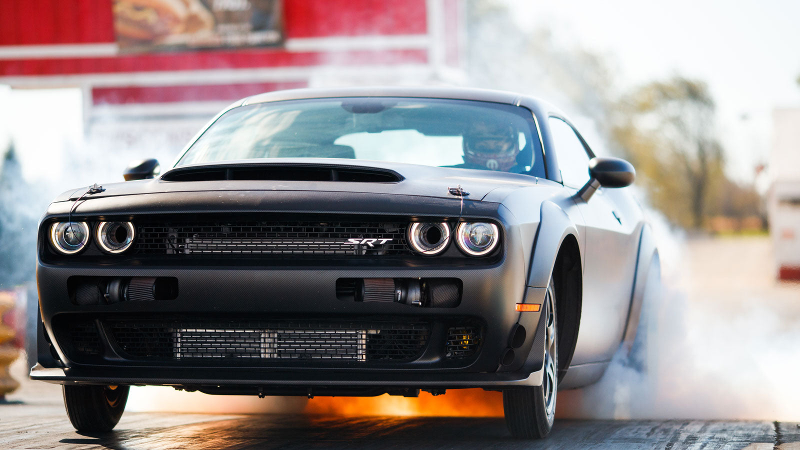 8 Second Street Car: 1,200hp Dodge Challenger Demon Driven by Leah Pritchett