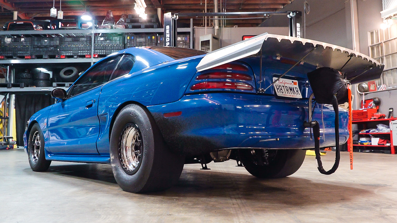 1500 horsepower 7 Second Turbo Drag Mustang... With LSX power