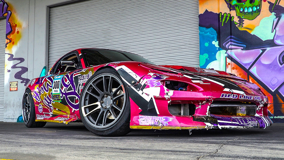 Mazda RX7 Gets Wrecked - Dumpster Donuts of Destruction