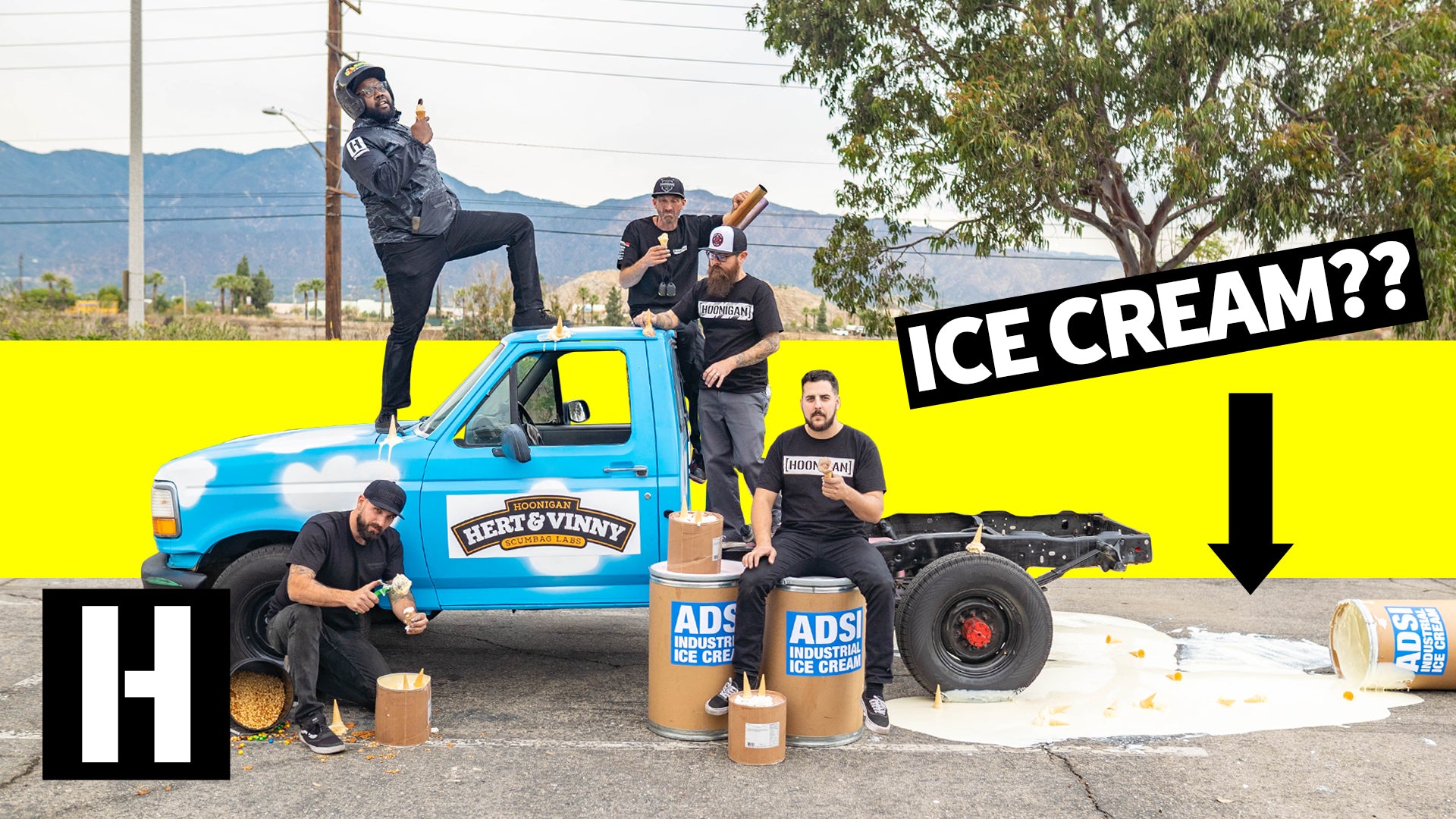 Ice Cream 'Oil Slick': How Much Can Ice Cream Slow You Down??