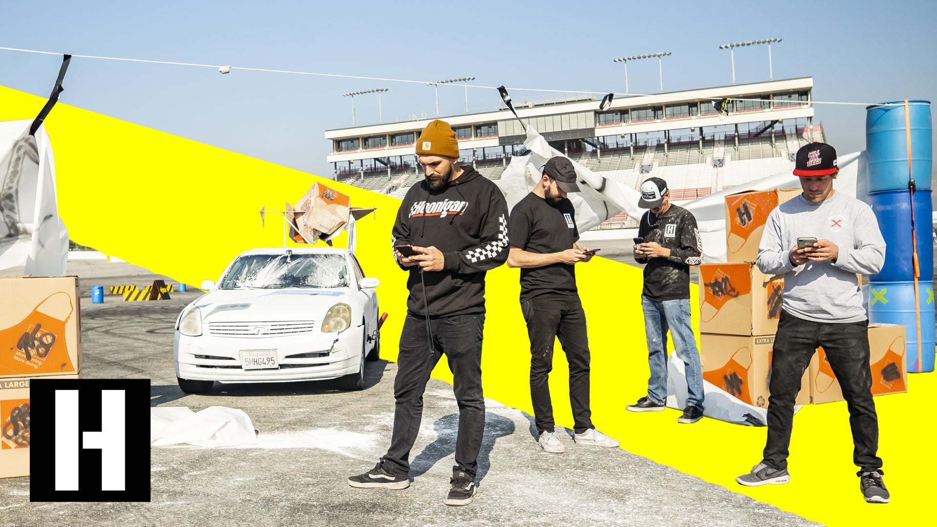 TEXTING + RACING = DISASTER