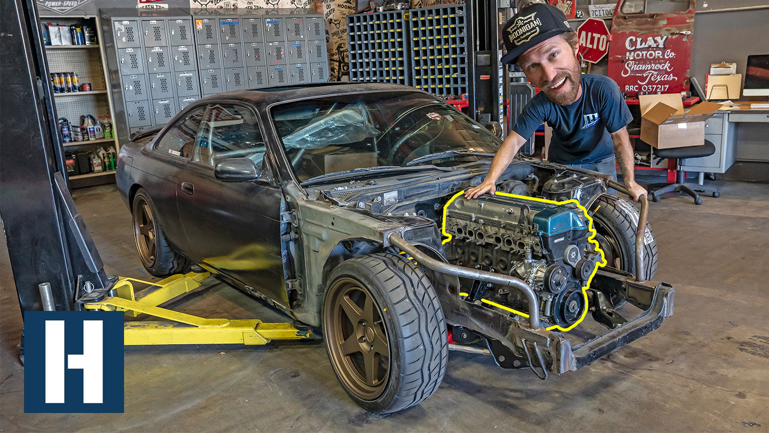 2JZ Install on Danger Dan's $500 Nissan 240SX!