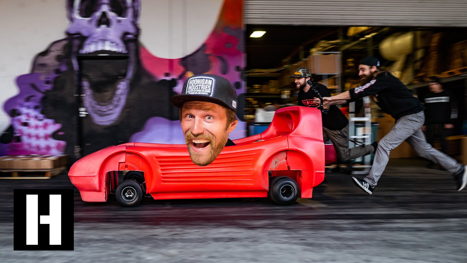 Kart-Powered Racecar Bed: Chassis Test!