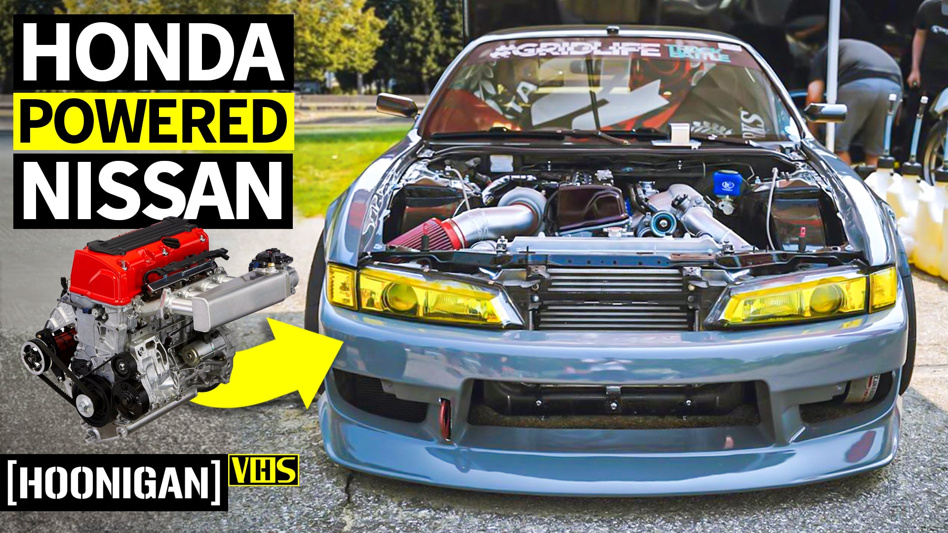 A Honda K24 Powered 240sx... Built to Grip!! Touge Factory's JDM Frankenstein Madness