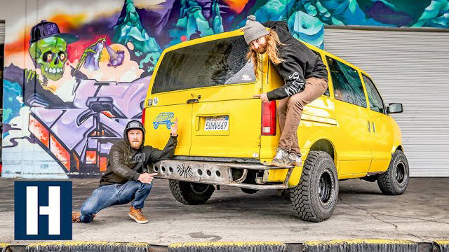 One-Off Steel Tube Bumper For the Badasstro Van!