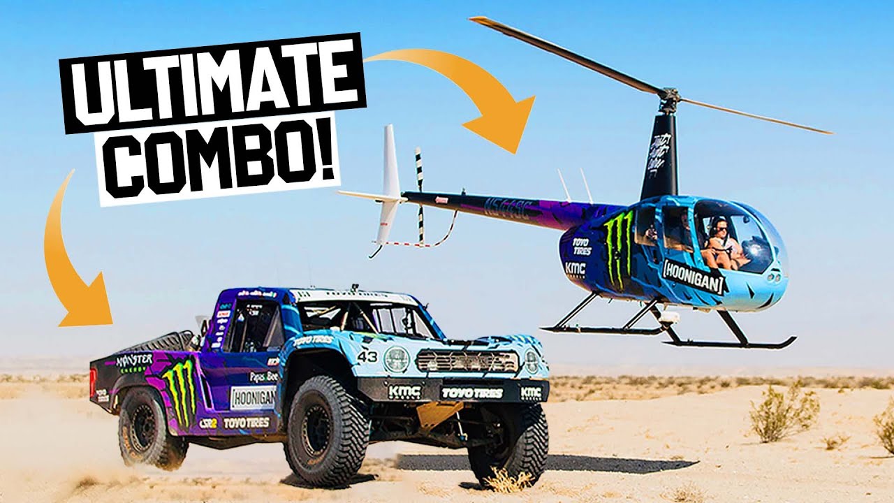 BIG Jumps & Huge Bumps Hit In 1100 HP Trophy Truck! Ken Block Tests For The Baja 1000