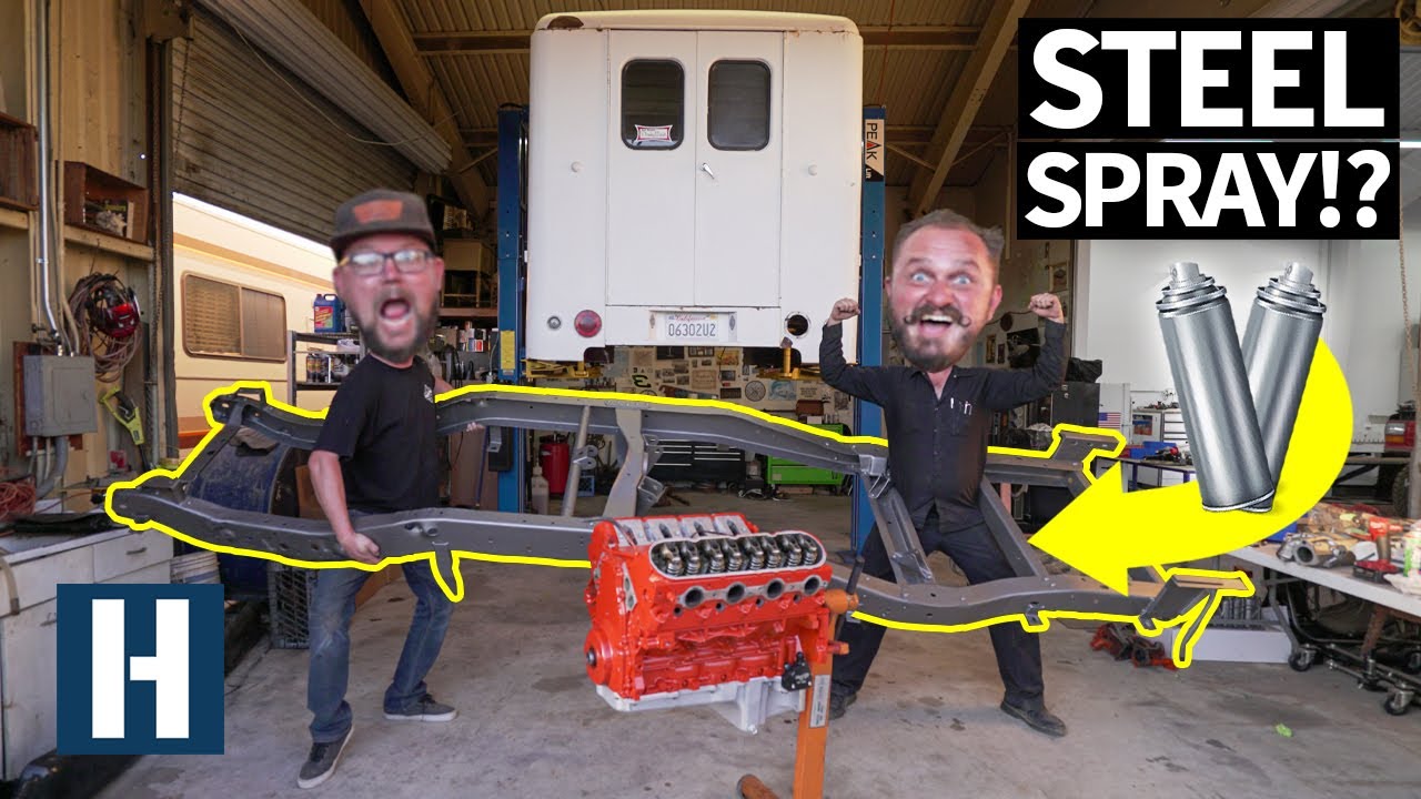 Steel Paint From a Can For Our Chevy P10 Van: Removing 50 Years of Grime!