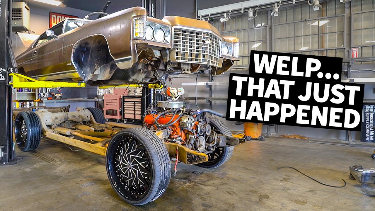 We Split The Donk in Two. And Our Big Block Crate Motor Arrives!