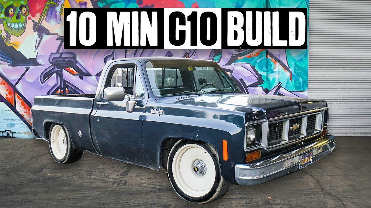 Building a 600hp ’74 Chevy C10 Chopper Hauler - in 10 Minutes!