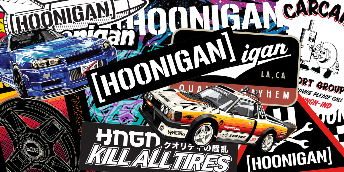 Hoonigan Stickers - Unique Automotive Decals & Designs