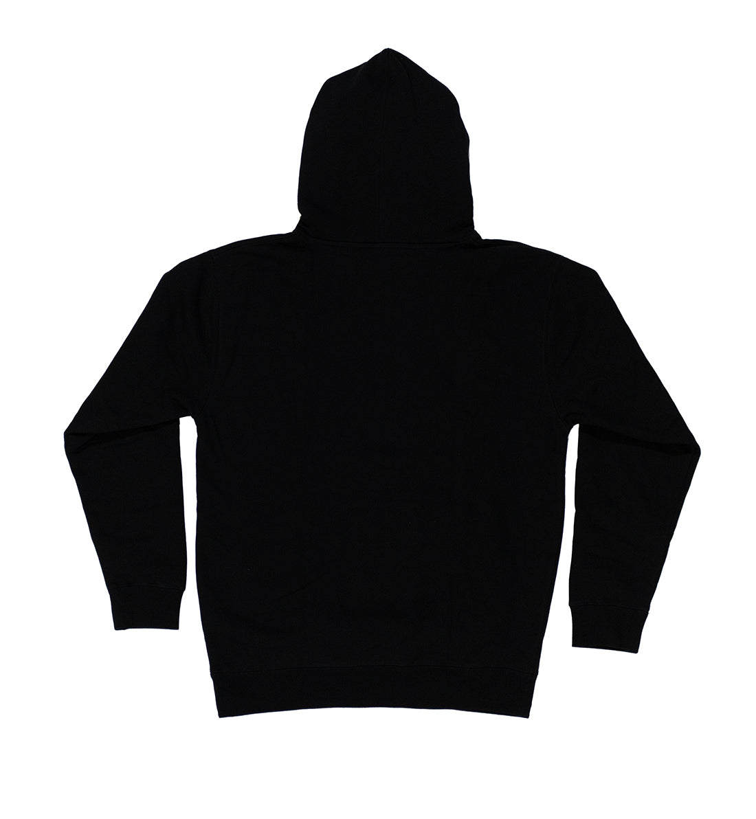 Black KMC NATIVES hoodie featuring a front logo design and a drawstring hood.