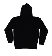 Black KMC NATIVES hoodie featuring a front logo design and a drawstring hood.