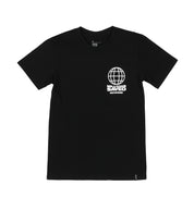 Black Rotiform MILLIONS SAVED short sleeve tee featuring bold white graphic design on the front.