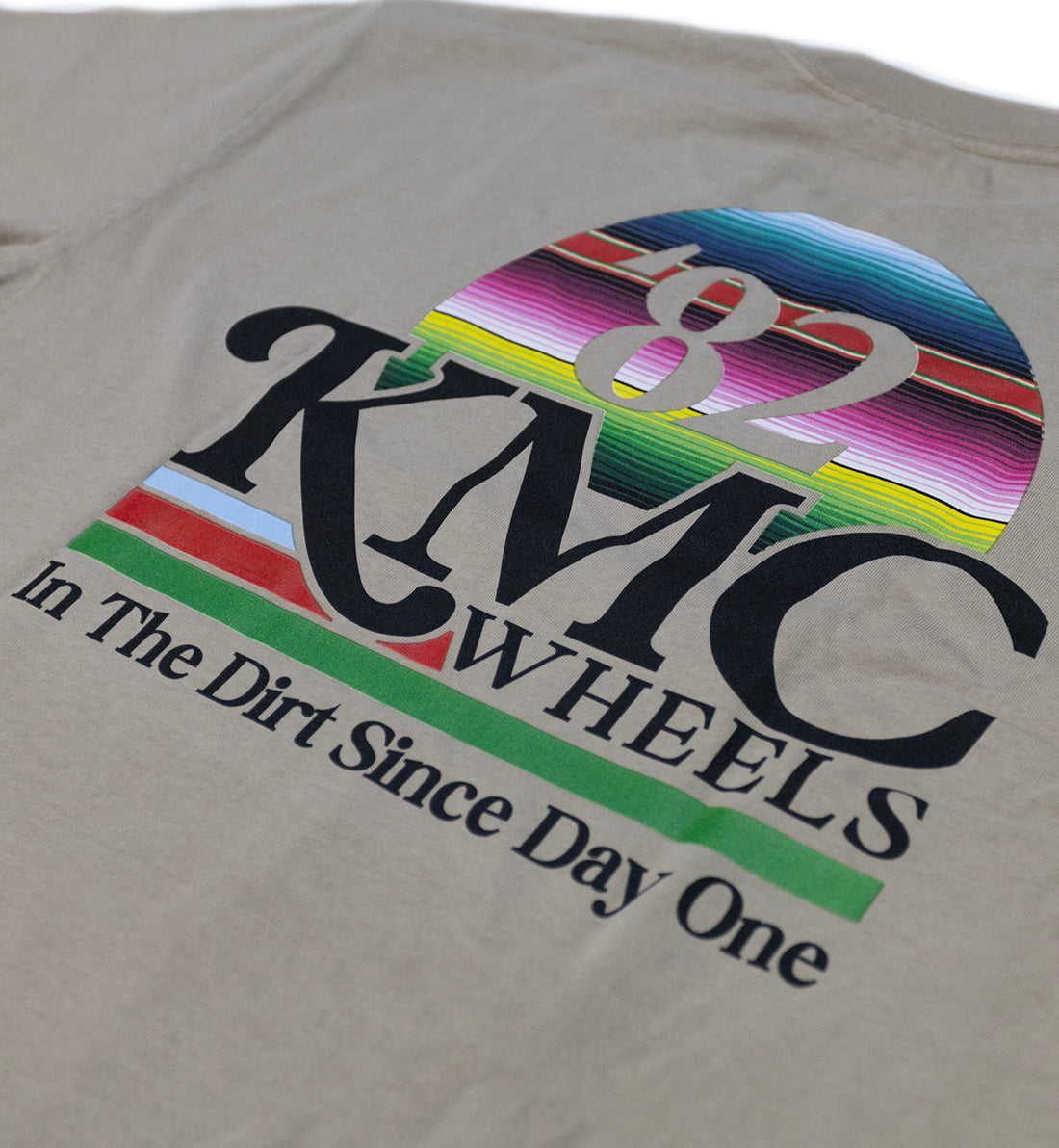 KMC DAY ONE Short Sleeve Tee in light blue with a round neckline and casual fit.
