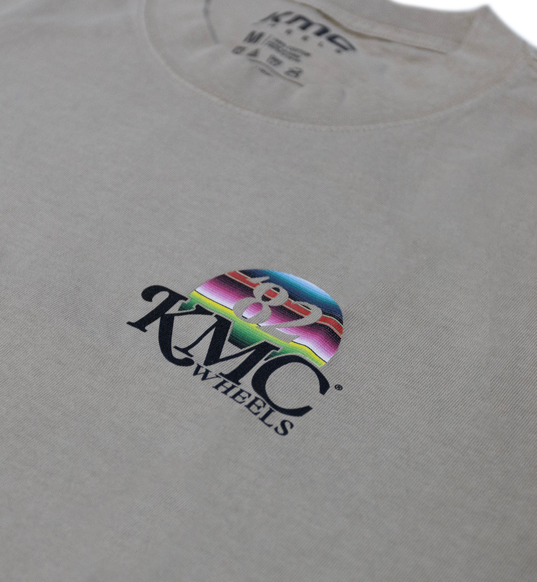 KMC DAY ONE Short Sleeve Tee in navy blue, featuring a minimalist design with a crew neck and short sleeves displayed on a white background.