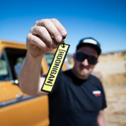 Hoonigan RATCHET STRAP CENSOR BAR Jet Tag Keychain