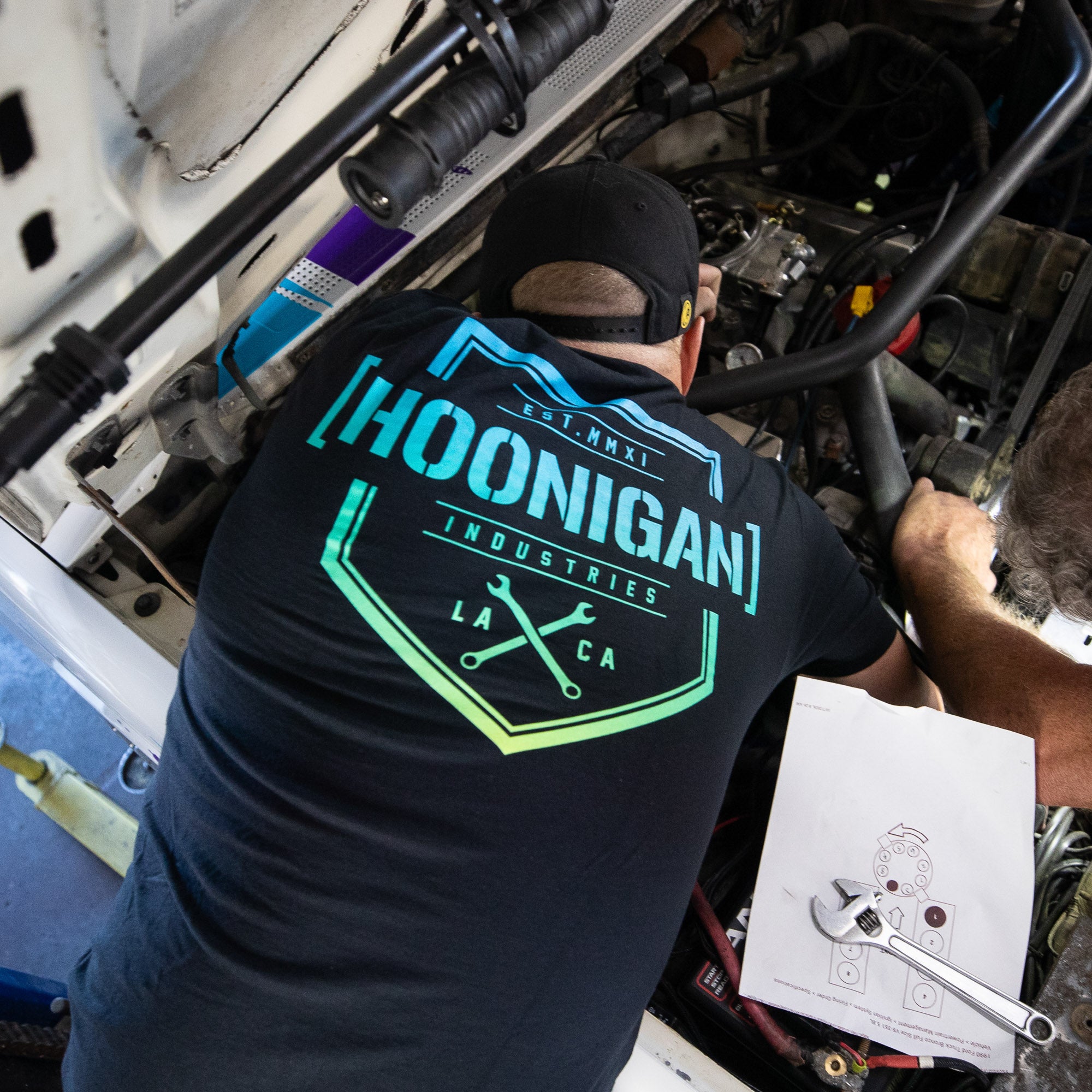 Hoonigan BRACKET X LOGO Short Sleeve T-Shirt