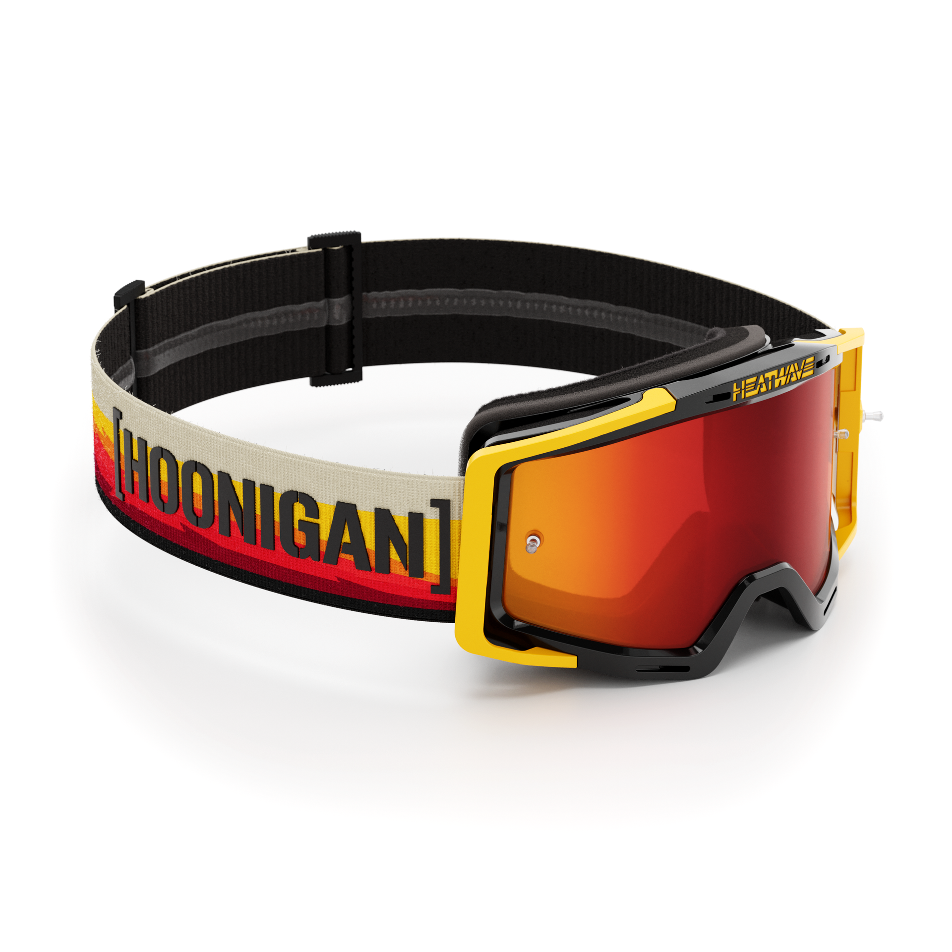 dirt bike goggles Hoonigan x Heat Wave Visual x Travis Pastrana MXG-250 Goggles | XL 50mm  Strap | Anti-Fog