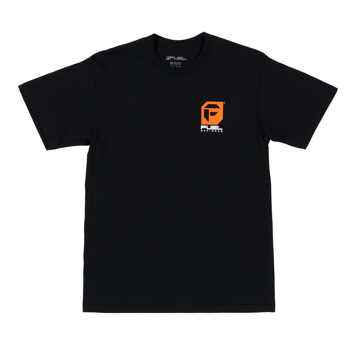 Fuel Orange Logo Short Sleeve Tee featuring a vibrant orange color with a bold logo on the front.