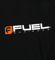 Fuel Orange Logo Short Sleeve Tee featuring bold orange color and distinctive logo on the front.