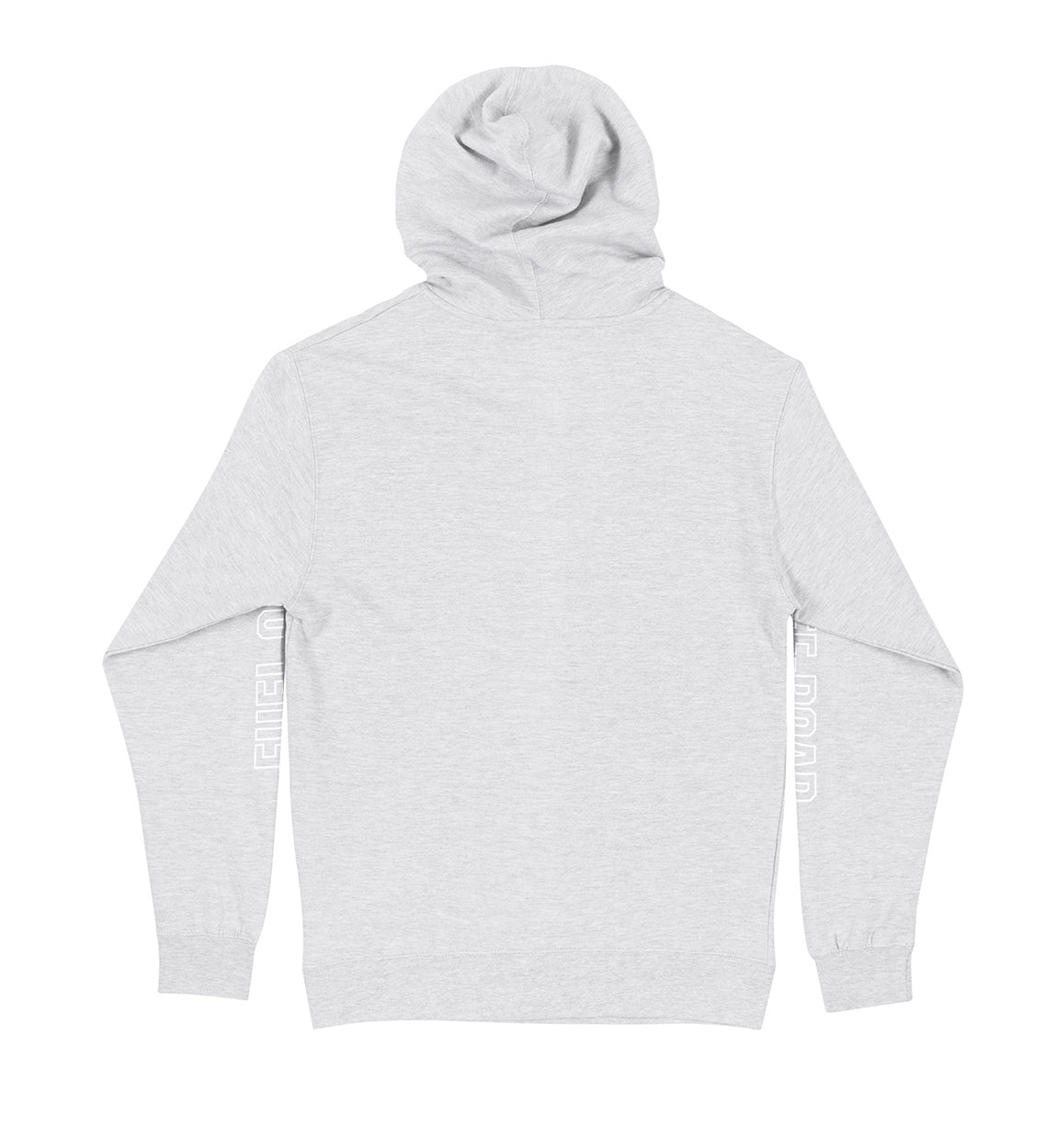 Fuel Logo Hoodie in black featuring a prominent white Fuel logo on the front.