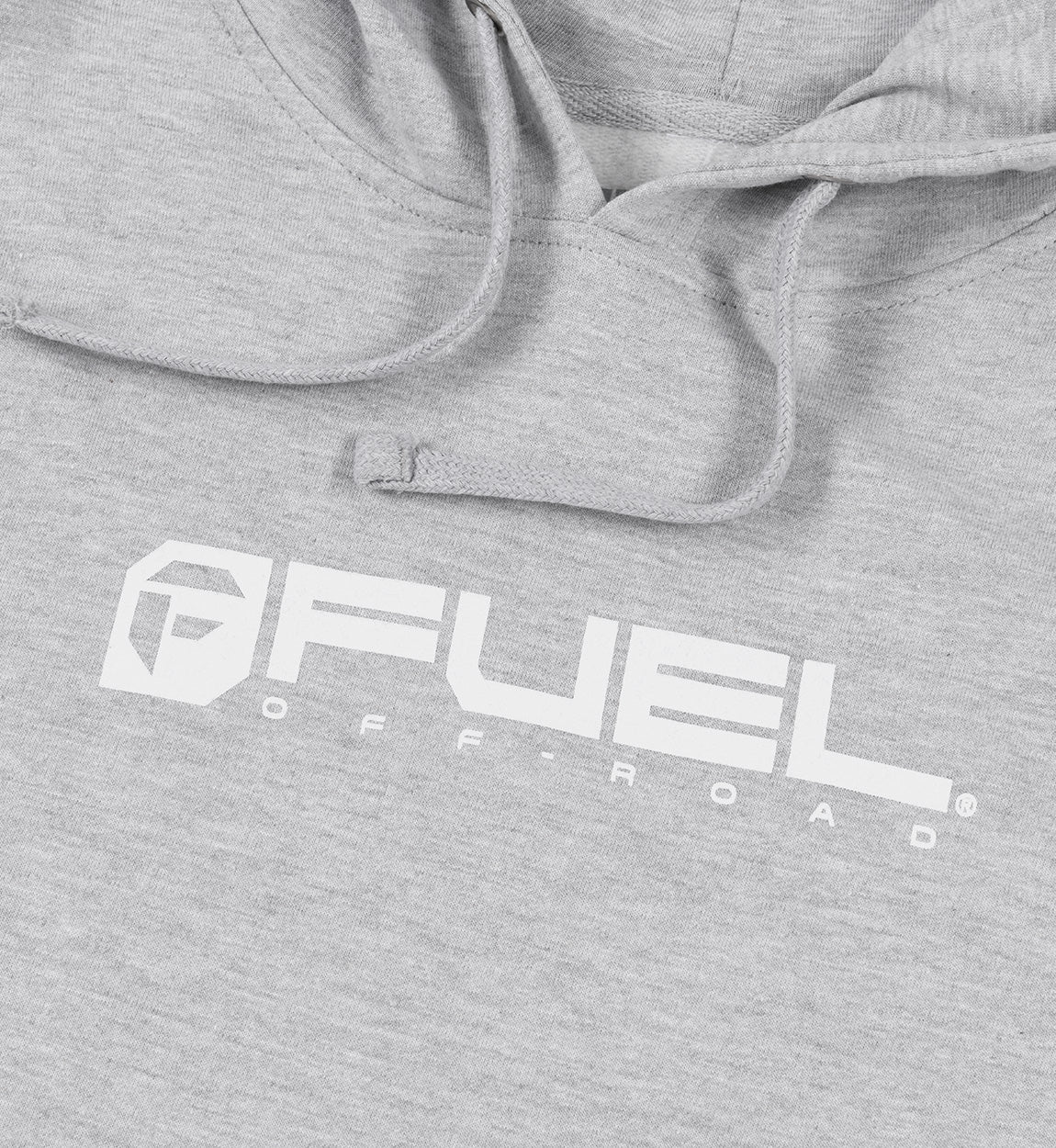 Black Fuel Logo Hoodie featuring a bold white logo on the front.