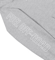 Black hoodie featuring the Fuel logo in bold white lettering on the front.