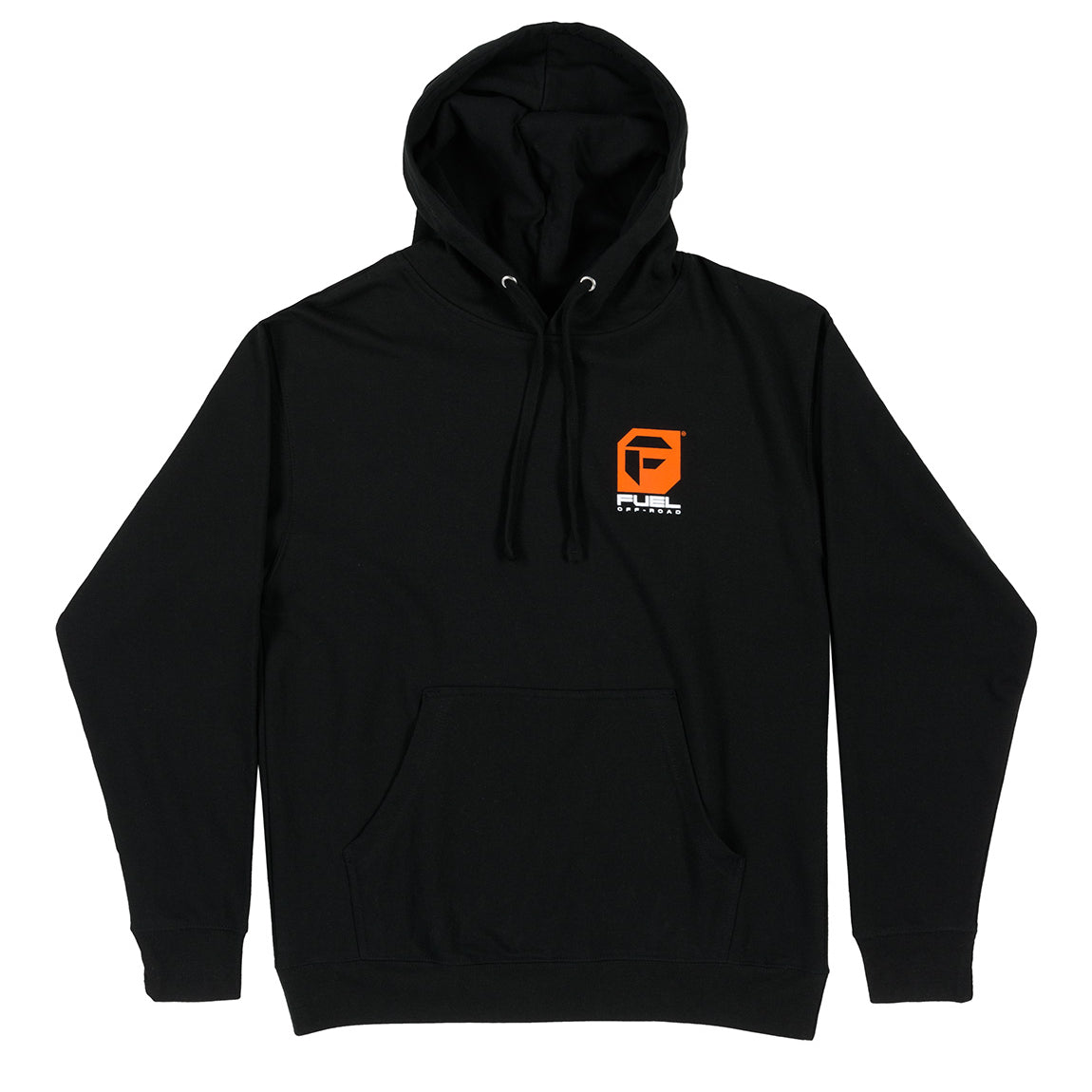 Fuel Orange Logo Hoodie featuring a bold orange color and prominent logo design.
